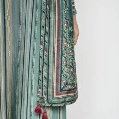 Rumeha Suit Set - Green -Abhinaya shop F23SP40 Green 6