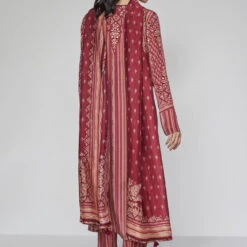 Savani Suit Set - Wine 9 Savani Suit Set - Wine -Abhinaya shop F23SP41 wine 4