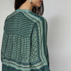 Eydis Coord Set - Green -Abhinaya shop F23SP69 GREN 5