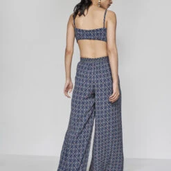 Leandra Jacket Set - Blue -Abhinaya shop F23SP71 Blue 7