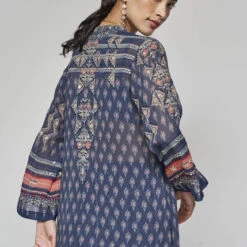 Leandra Jacket Set - Blue -Abhinaya shop F23SP71 Blue 9