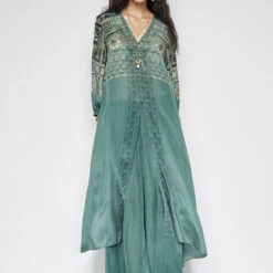 Ava Kurta Set - Green