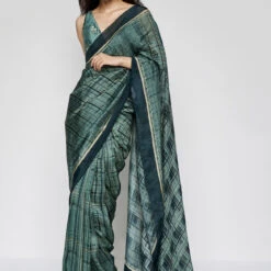 Aparna Saree Set - Green