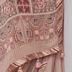 Roksanda Saree Set - Onion Pink -Abhinaya shop F23SP87 Pink 8