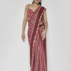 Arvika Saree - Wine