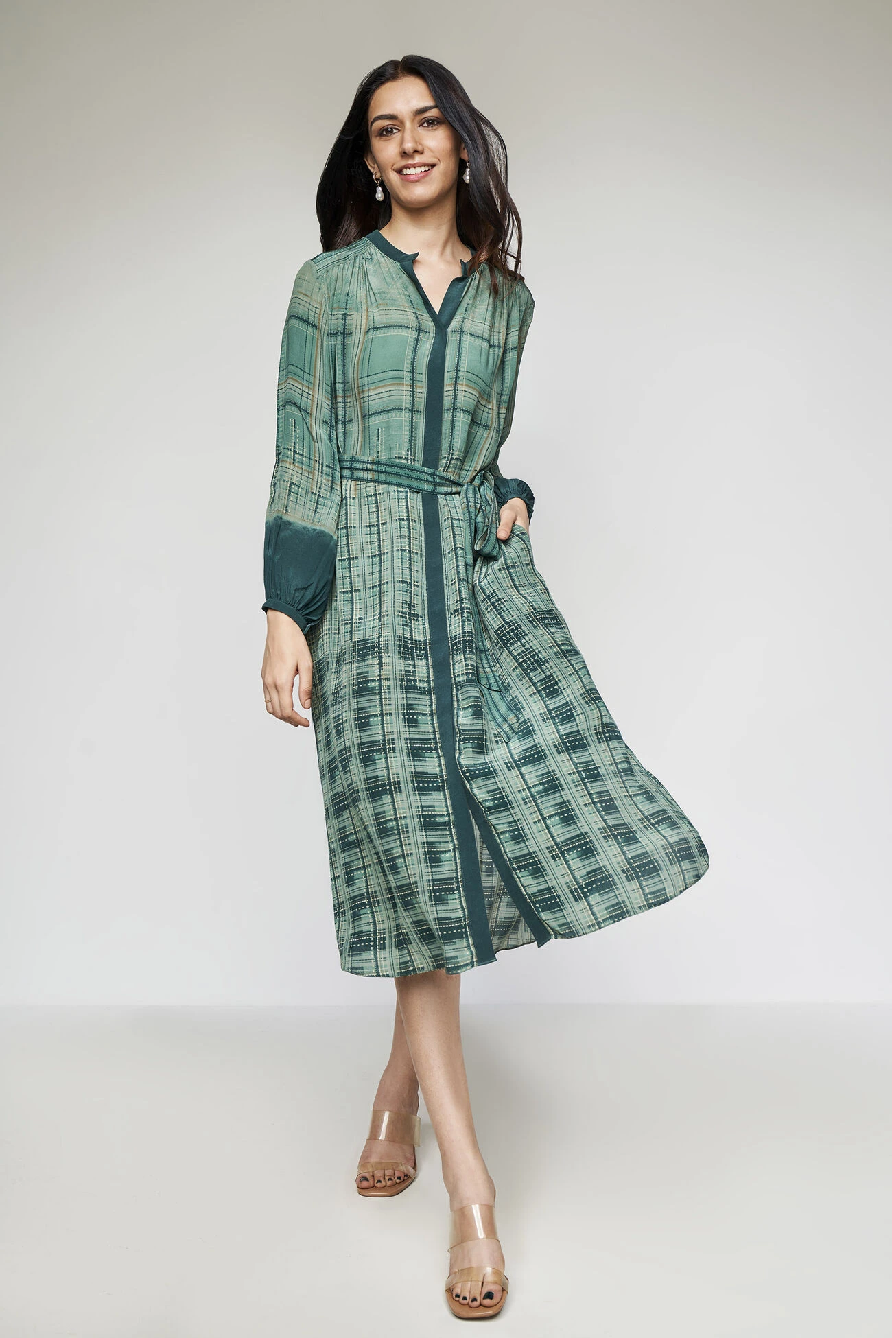 Lara Dress - Green 1 Lara Dress - Green