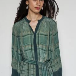 Lara Dress - Green 10 Lara Dress - Green -Abhinaya shop F23SP8 Green 5