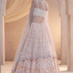 Thamarai Lehenga Set - Natural -Abhinaya shop S23A29 Natural 3