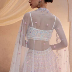 Thamarai Lehenga Set - Natural -Abhinaya shop S23A29 Natural 5