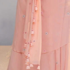 Asterope Saree - Pink 13 Asterope Saree - Pink -Abhinaya shop S23MA153 Pink 7