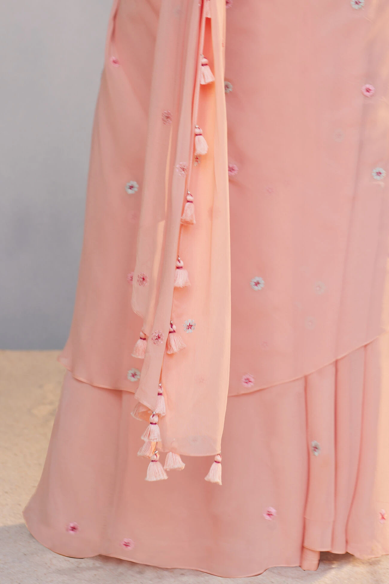 Asterope Saree - Pink 7 Asterope Saree - Pink - Image 7