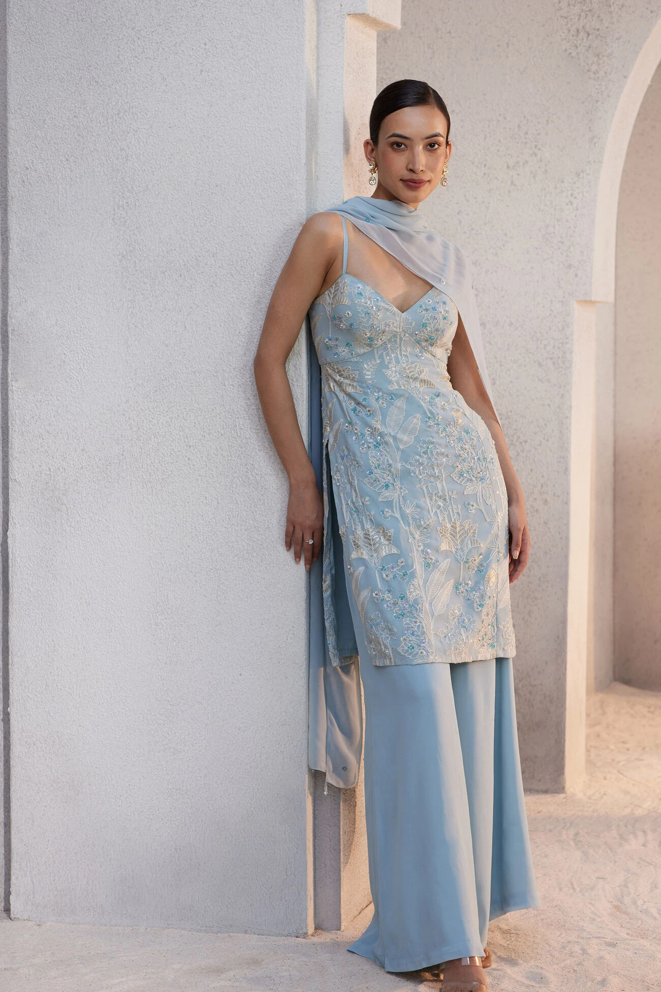 Sabia Suit Set - Powder Blue 1 Sabia Suit Set - Powder Blue