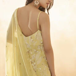 Sabia Suit Set - Yellow -Abhinaya shop S23R205 YELLOW 5