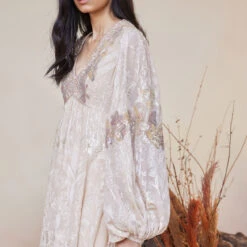 Sahara Suit Set - Flesh -Abhinaya shop S23R217 Flesh 6