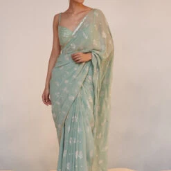 Iqra Saree - Sage