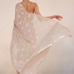 Iqra Saree - Flesh -Abhinaya shop S23R222SC Flesh 3