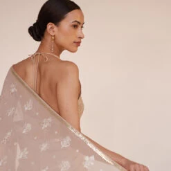 Iqra Saree - Flesh -Abhinaya shop S23R222SC Flesh 5