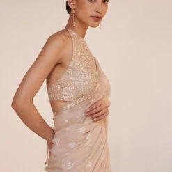 Iqra Saree - Flesh -Abhinaya shop S23R222SC Flesh 6