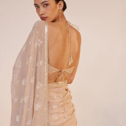 Iqra Saree - Flesh -Abhinaya shop S23R222SC Flesh 7