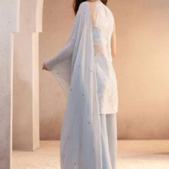 Asma Suit Set - Powder Blue 9 Asma Suit Set - Powder Blue -Abhinaya shop S23R23 PowderBlue 4