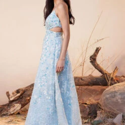 Izana Gown - Blue 8 Izana Gown - Blue -Abhinaya shop S23R51 PowderBlue 2