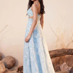 Izana Gown - Blue 9 Izana Gown - Blue -Abhinaya shop S23R51 PowderBlue 3