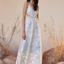 Celestia Gown - Ivory -Abhinaya shop S23R76 White 2