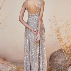 Solaris Gown - Gold 6 Solaris Gown - Gold -Abhinaya shop S23R85 Gold 3