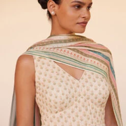 Amala Suit Set - Ivory -Abhinaya shop S23RN147 Ivory 5