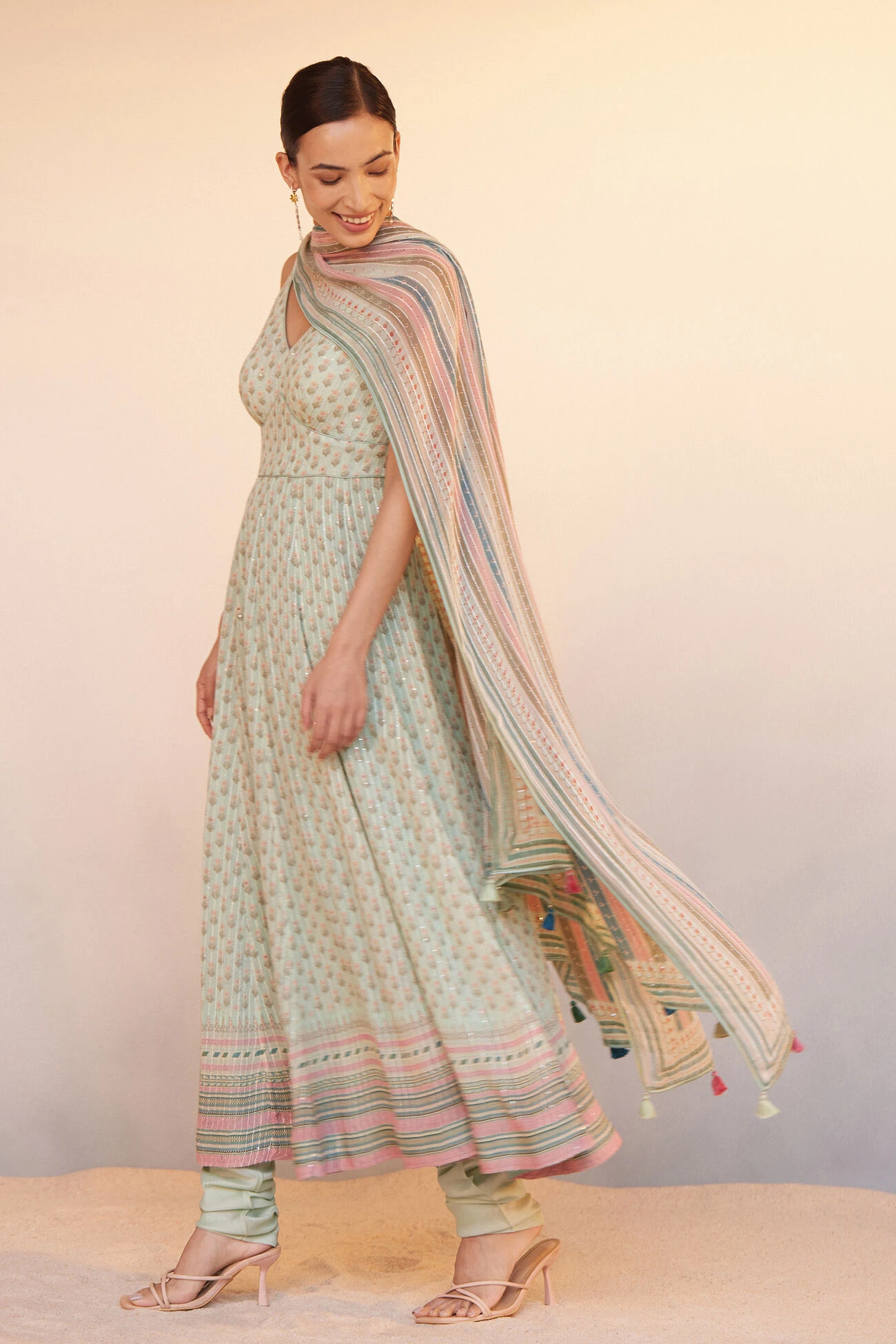 Amala Suit Set - Sage 2 Amala Suit Set - Sage - Image 2