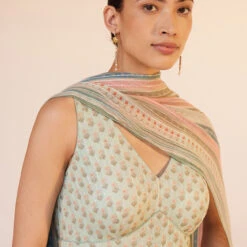 Amala Suit Set - Sage 8 Amala Suit Set - Sage -Abhinaya shop S23RN147 Sage20Green 4