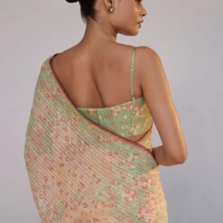 Alora Saree Set - Sage -Abhinaya shop S23RS113 Sage 5
