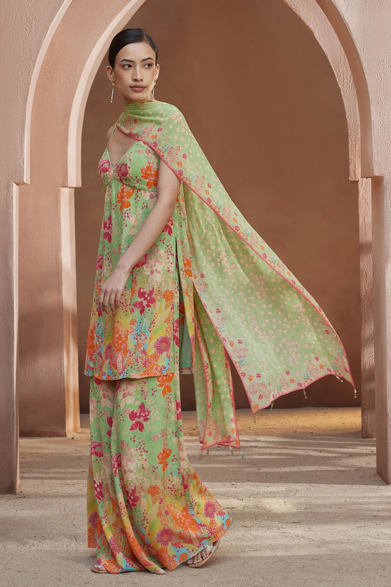 Amarata Suit Set - Lime 2 Amarata Suit Set - Lime - Image 2