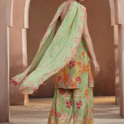Amarata Suit Set - Lime 7 Amarata Suit Set - Lime -Abhinaya shop S23RS140 Lime 3