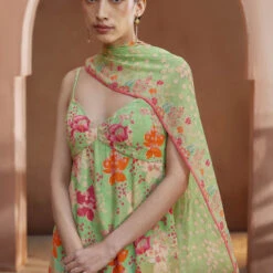 Amarata Suit Set - Lime 8 Amarata Suit Set - Lime -Abhinaya shop S23RS140 Lime 4