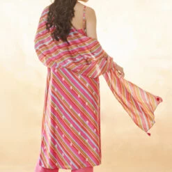 Rosa Suit Set - Pink -Abhinaya shop S23S120 PINK 3