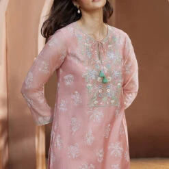 Zaina Kurta - Blush -Abhinaya shop S23S121 Blush 4