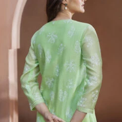 Zaina Kurta - Lime -Abhinaya shop S23S121 Lime 5