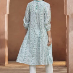 Ermir Kurta - Sage -Abhinaya shop S23S132A Sage 3