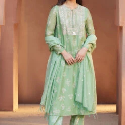 Zaiba Suit Set - Sage