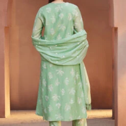 Zaiba Suit Set - Sage 7 Zaiba Suit Set - Sage -Abhinaya shop S23S146 Sage 3