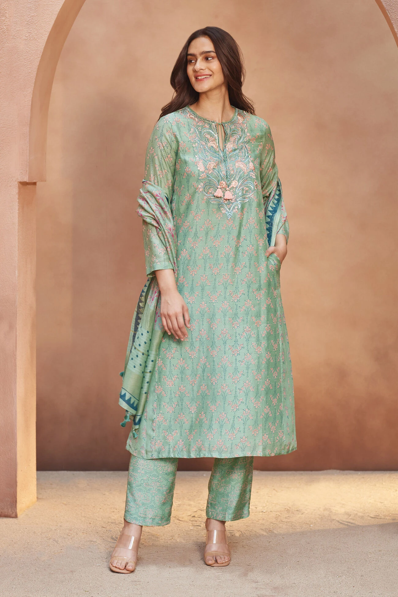 Devya Suit Set - Sage 1 Devya Suit Set - Sage
