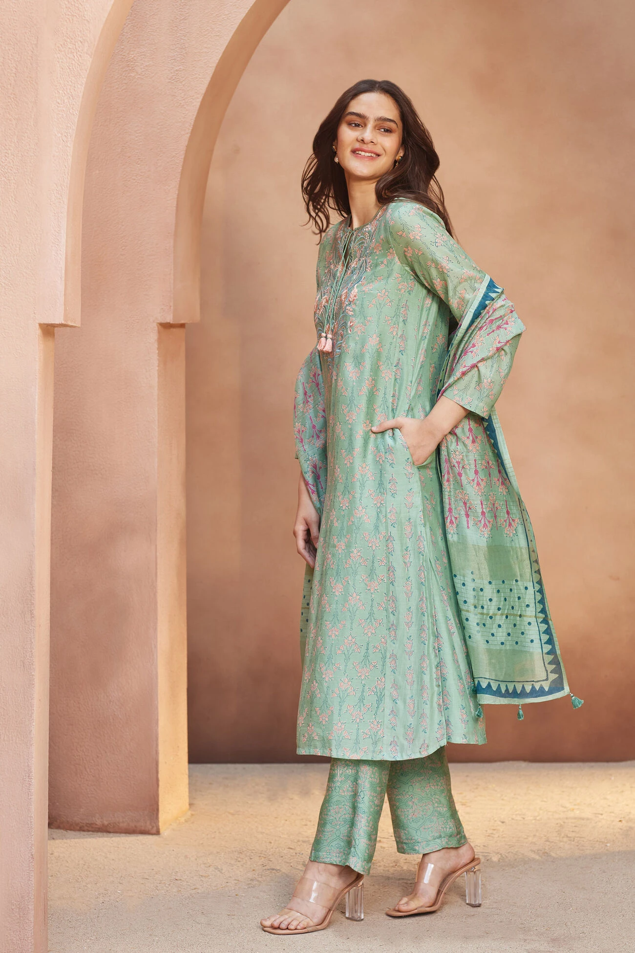 Devya Suit Set - Sage 2 Devya Suit Set - Sage - Image 2