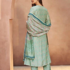 Devya Suit Set - Sage 7 Devya Suit Set - Sage -Abhinaya shop S23S147A Sage 3