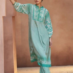 Amal Kurta Set - Green