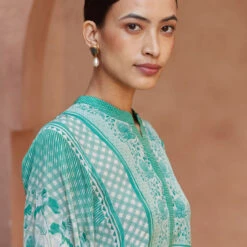 Amal Kurta Set - Green -Abhinaya shop S23SA26 Green 6