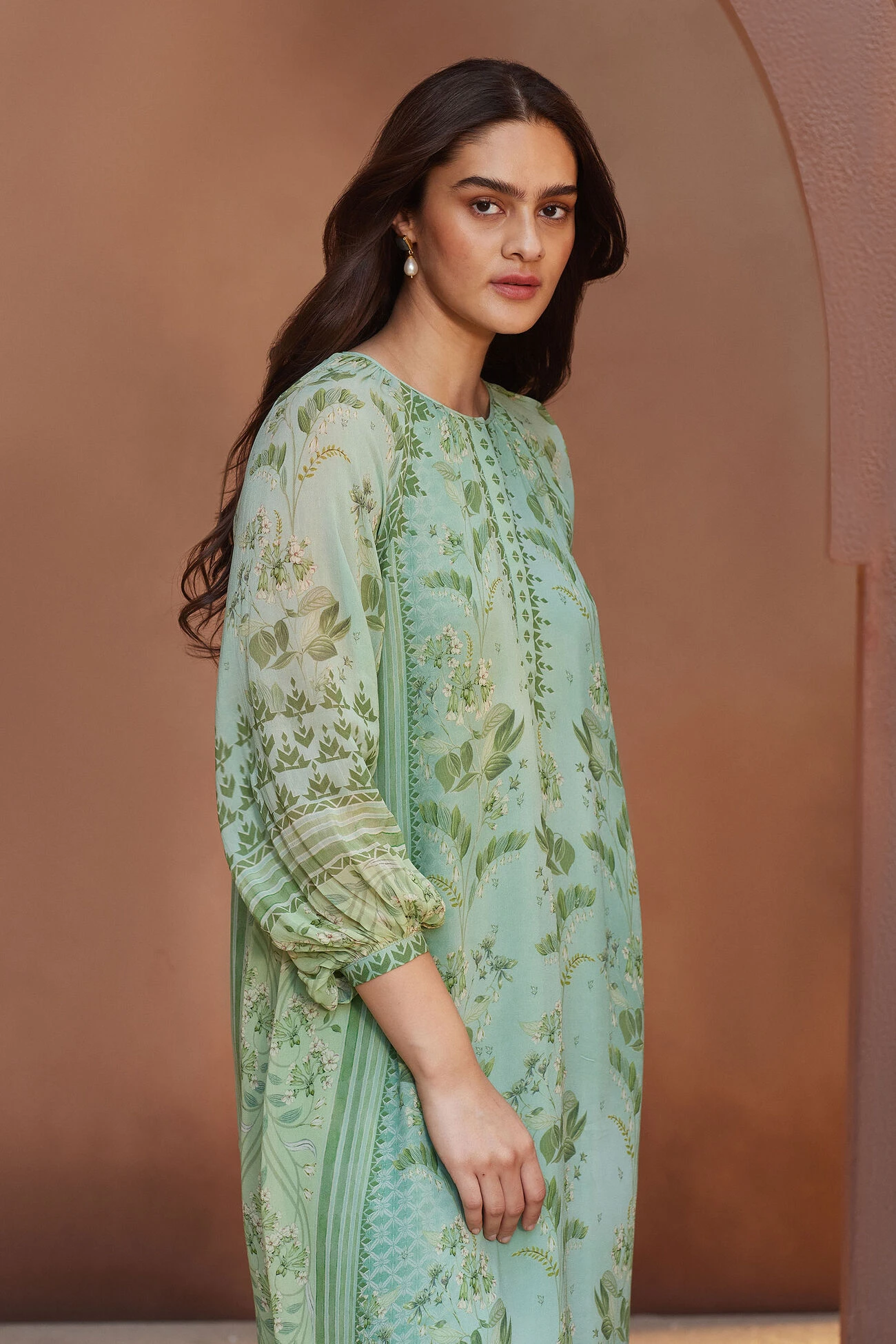 Alya Kurta Set - Sage 4 Alya Kurta Set - Sage - Image 4