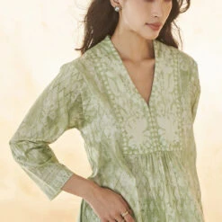 Estaa Kurta Set - Sage -Abhinaya shop S23SN12A SAGE 4