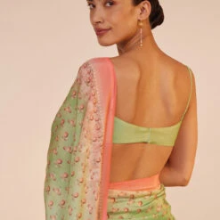 Shyla Saree - Sage -Abhinaya shop S23SN30 Sage 5