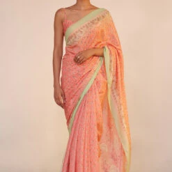 Umaiza Saree - Pink